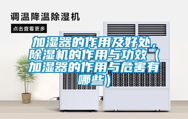 加湿器的作用及好处,除湿机的作用与功效(加湿器的作用与危害有哪些)