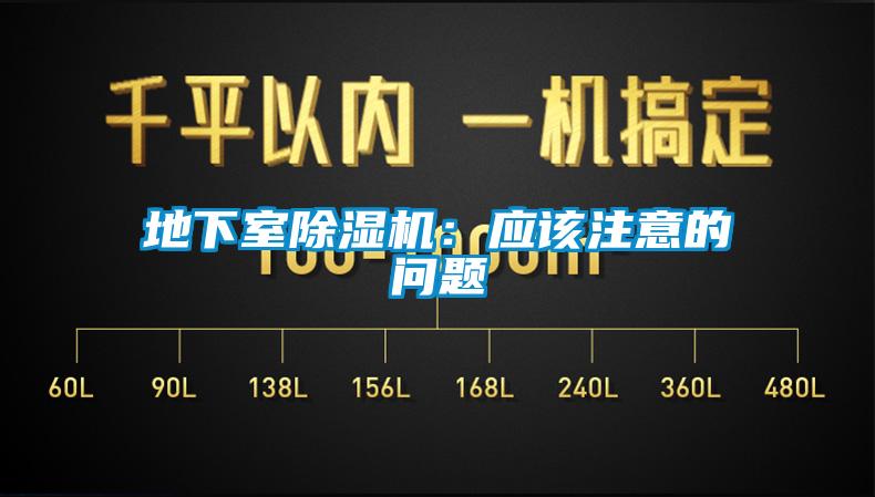 地下室除湿机:应该注意的问题
