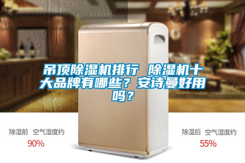 吊顶除湿机排行 除湿机十大品牌有哪些?安诗曼好用吗?