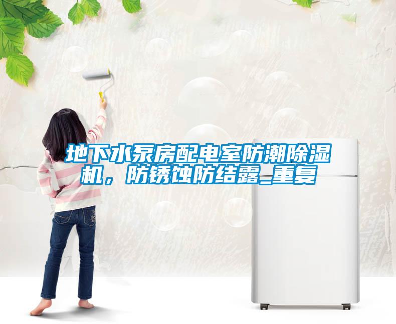 地下水泵房配电室防潮除湿机,防锈蚀防结露_重复