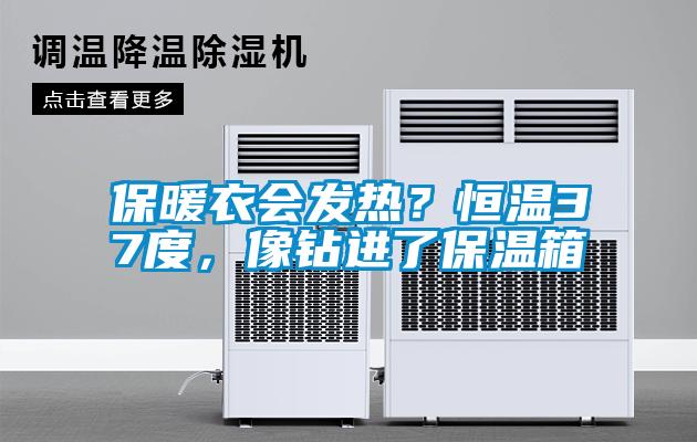 保暖衣会发热?恒温37度,像钻进了保温箱