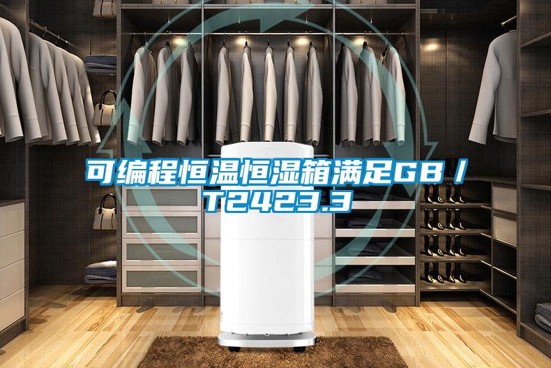 可编程恒温恒湿箱满足GB/T2423.3