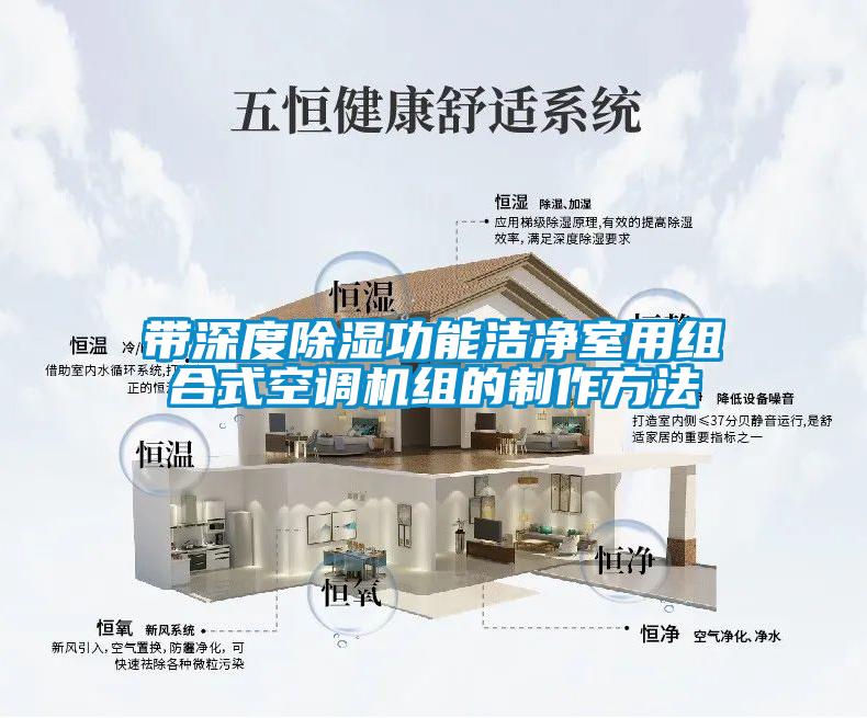 带深度除湿功能洁净室用组合式空调机组的制作方法