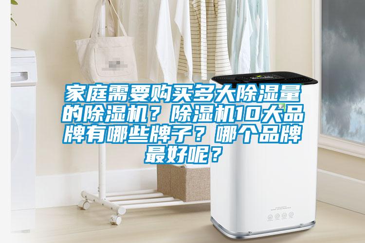 家庭需要购买多大除湿量的除湿机？除湿机10大品牌有哪些牌子？哪个品牌最好呢？