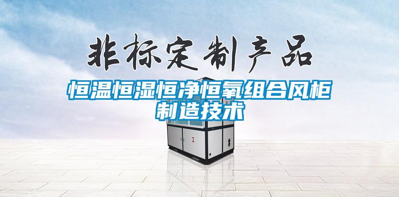 恒温恒湿恒净恒氧组合风柜制造技术