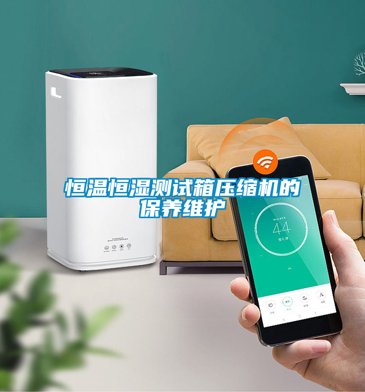 恒温恒湿测试箱压缩机的保养维护