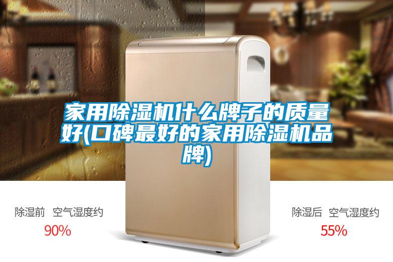 家用除湿机什么牌子的质量好(口碑最好的家用除湿机品牌)