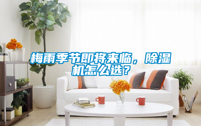 梅雨季节即将来临，除湿机怎么选？