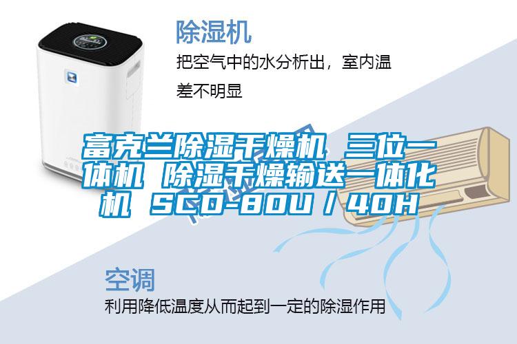 富克兰除湿干燥机 三位一体机 除湿干燥输送一体化机 SCD-80U/40H