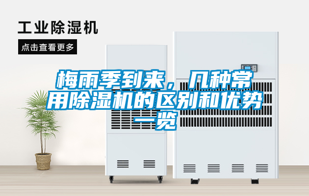 梅雨季到来，几种常用除湿机的区别和优势一览