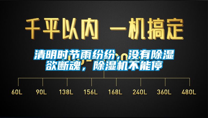 清明时节雨纷纷，没有除湿欲断魂，除湿机不能停