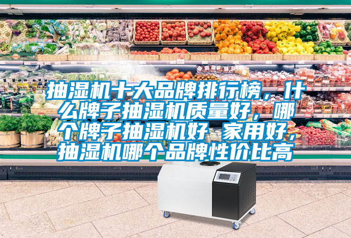 抽湿机十大品牌排行榜，什么牌子抽湿机质量好，哪个牌子抽湿机好 家用好，抽湿机哪个品牌性价比高