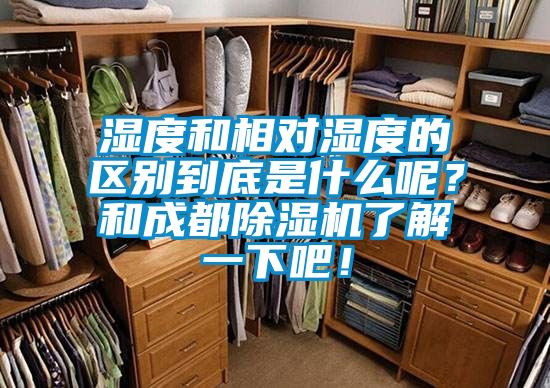 湿度和相对湿度的区别到底是什么呢?和成都除湿机了解一下吧!