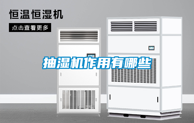 抽湿机作用有哪些