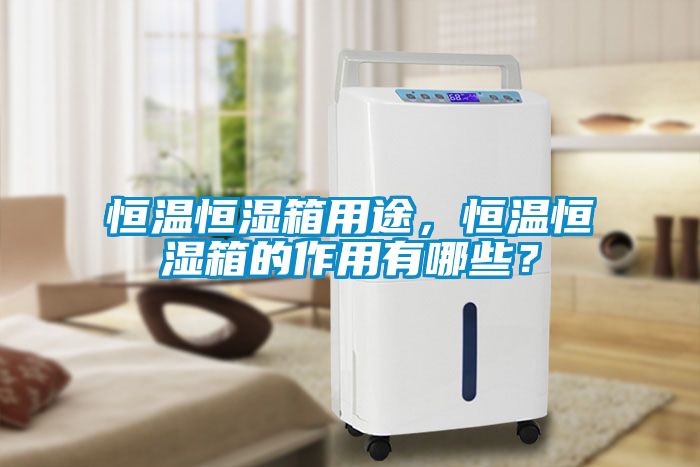 恒温恒湿箱用途，恒温恒湿箱的作用有哪些？