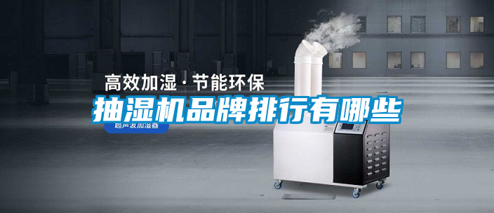 抽湿机品牌排行有哪些