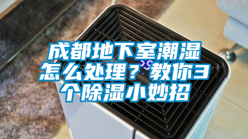 成都地下室潮湿怎么处理？教你3个除湿小妙招