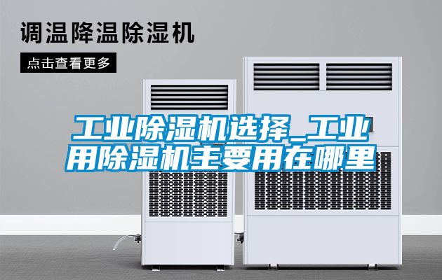 工业除湿机选择_工业用除湿机主要用在哪里