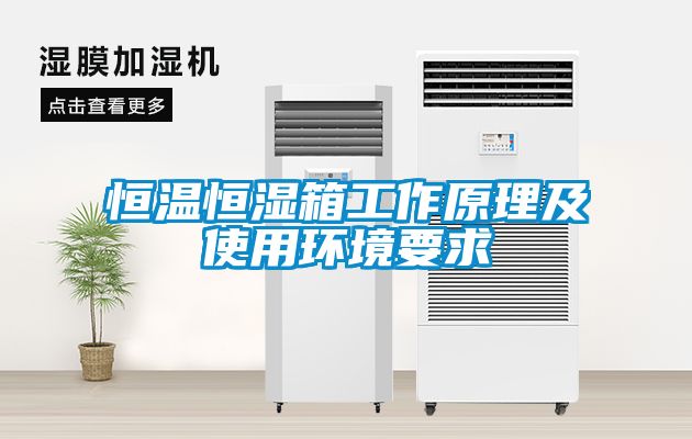 恒温恒湿箱工作原理及使用环境要求