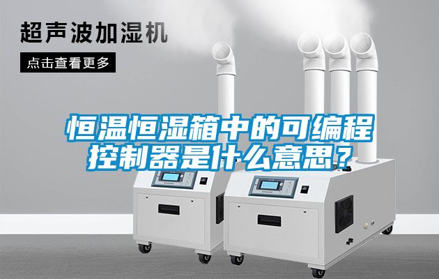 恒温恒湿箱中的可编程控制器是什么意思？
