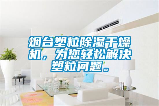 烟台塑粒除湿干燥机，为您轻松解决塑粒问题。