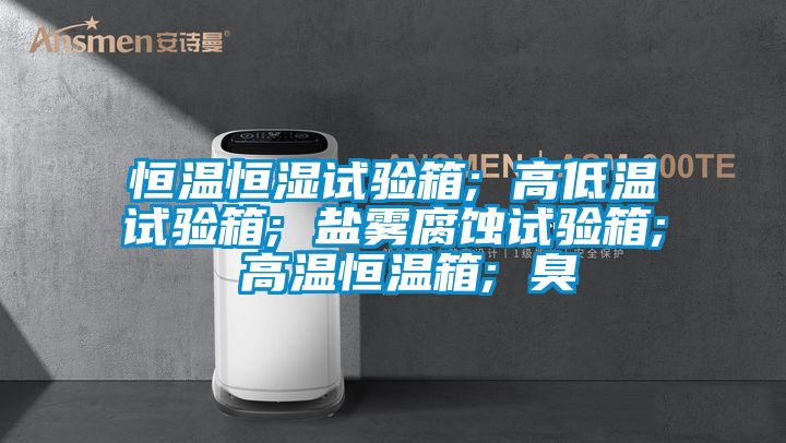 恒温恒湿试验箱; 高低温试验箱; 盐雾腐蚀试验箱; 高温恒温箱; 臭