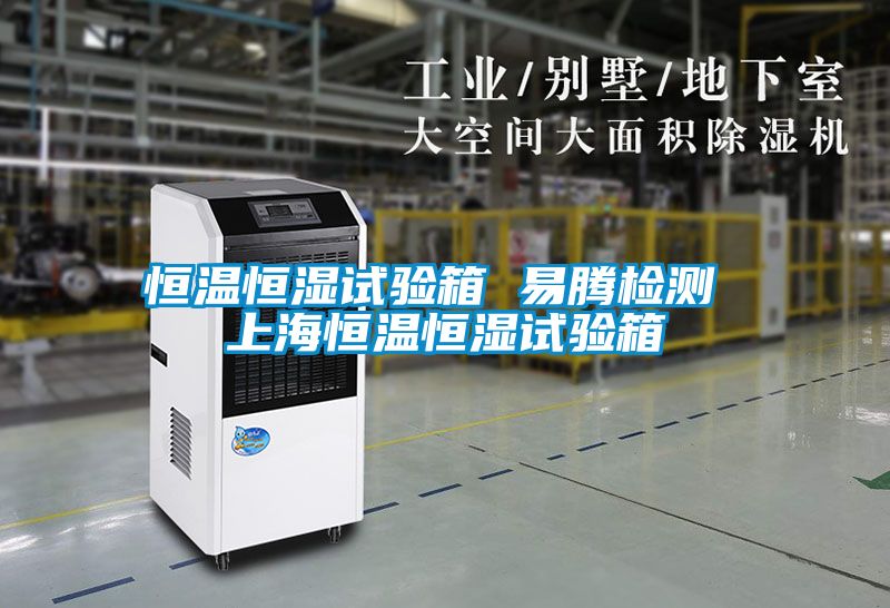 恒温恒湿试验箱 易腾检测 上海恒温恒湿试验箱