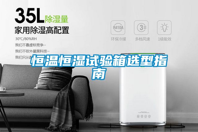 恒温恒湿试验箱选型指南