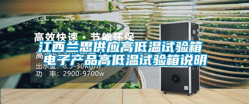江西兰思供应高低温试验箱 电子产品高低温试验箱说明