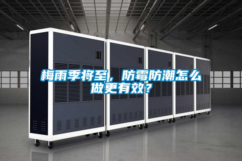 梅雨季将至，防霉防潮怎么做更有效？