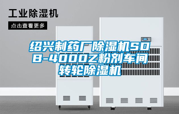 绍兴制药厂除湿机SDB-4000Z粉剂车间转轮除湿机
