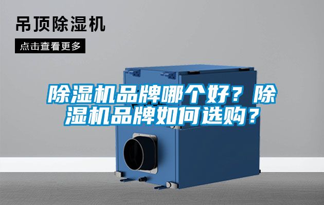 除湿机品牌哪个好？除湿机品牌如何选购？