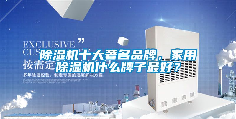 除湿机十大著名品牌，家用除湿机什么牌子最好？