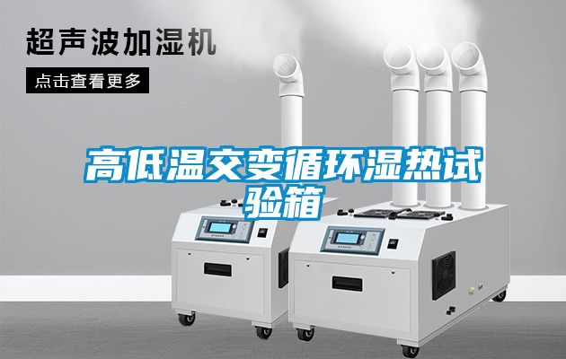 高低温交变循环湿热试验箱