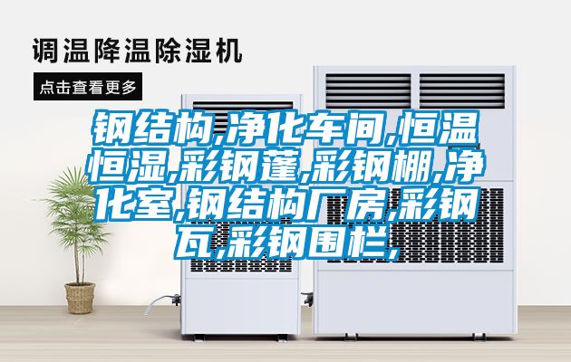 钢结构,净化车间,恒温恒湿,彩钢蓬,彩钢棚,净化室,钢结构厂房,彩钢瓦,彩钢围栏,