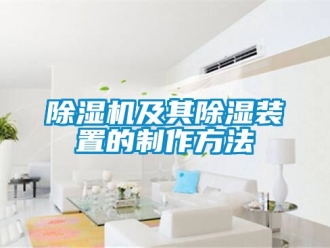 行业新闻除湿机及其除湿装置的制作方法