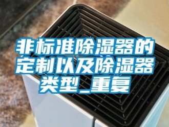 行业新闻非标准除湿器的定制以及除湿器类型_重复