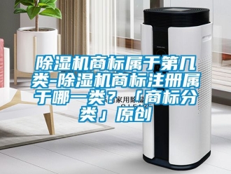 行业新闻除湿机商标属于第几类-除湿机商标注册属于哪一类？「商标分类」原创