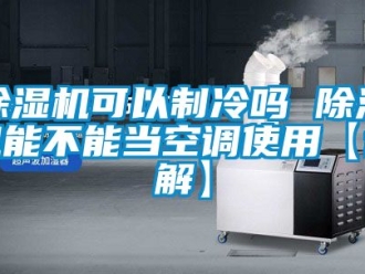 行业新闻除湿机可以制冷吗 除湿机能不能当空调使用【详解】