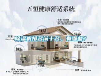 行业新闻除湿机排名前十名，有哪些？