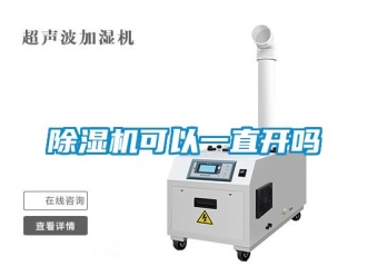 行业新闻除湿机可以一直开吗